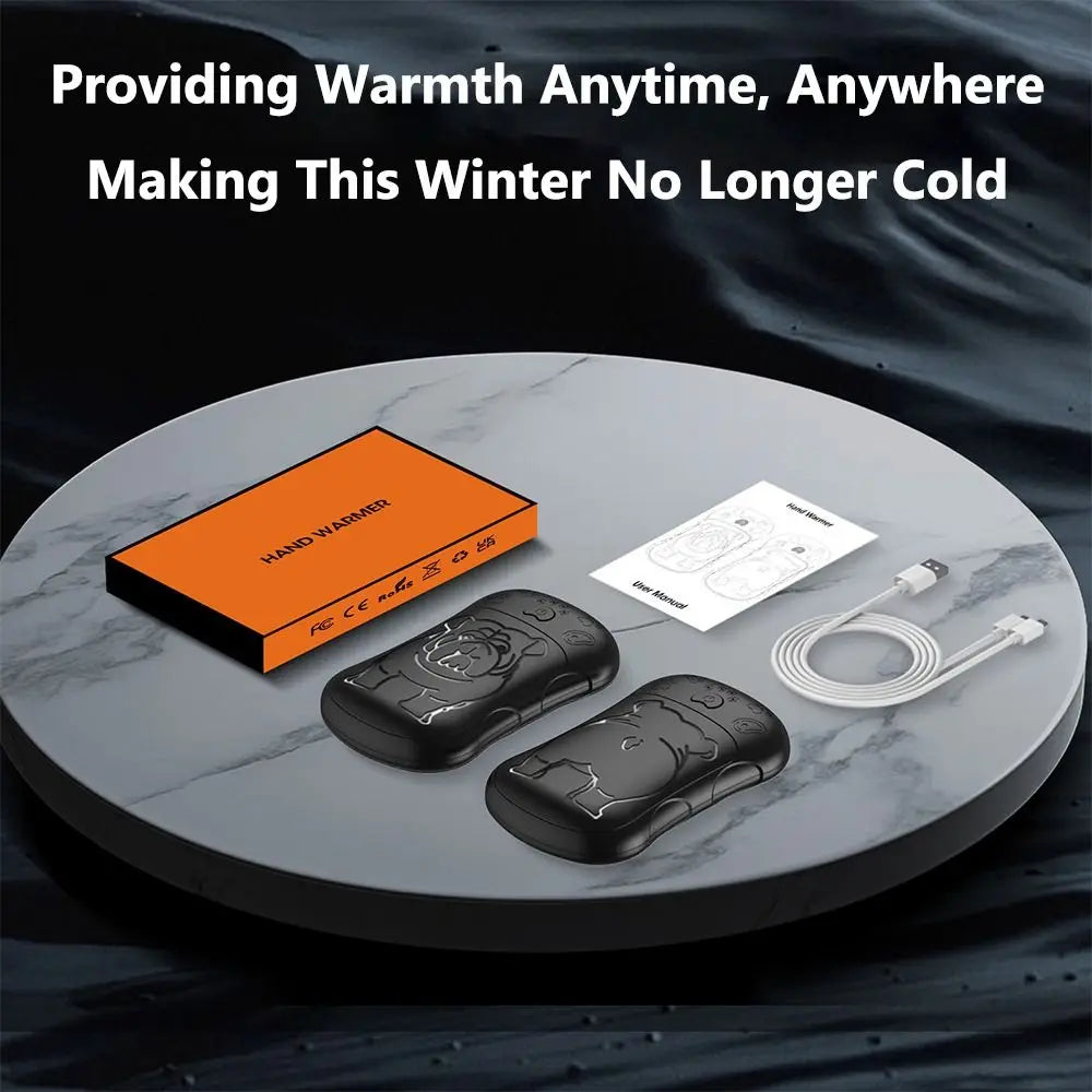 Portable Rechargeable Hand Warmers (2-Pack) – Magnetic Electric Pocket Heater