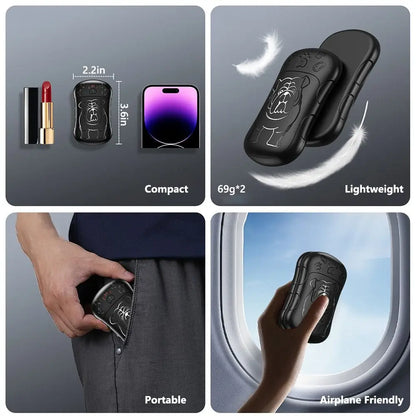 Portable Rechargeable Hand Warmers (2-Pack) – Magnetic Electric Pocket Heater