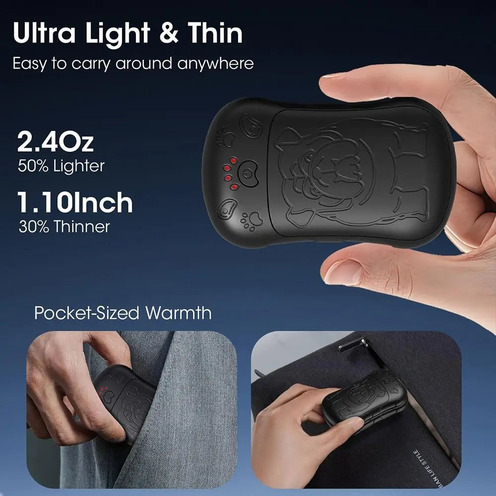 Portable Rechargeable Hand Warmers (2-Pack) – Magnetic Electric Pocket Heater