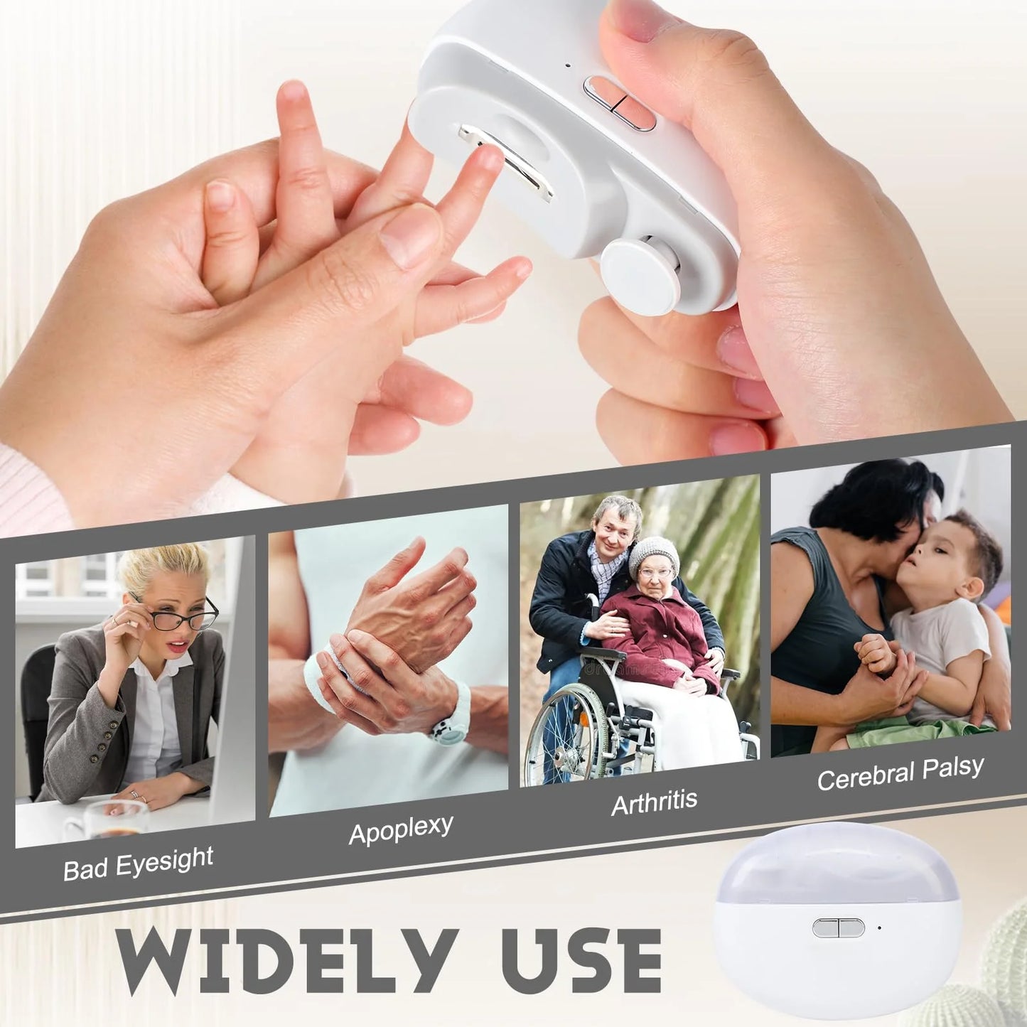 Smart Automatic Nail Clipper 2-in-1 – Professional Manicure at Home