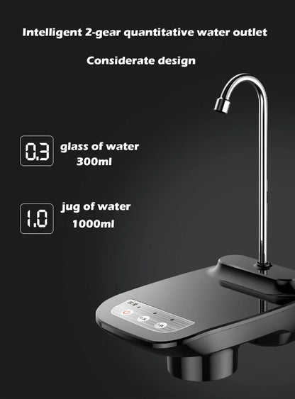 USB Rechargeable Electric Water Pump – Portable Automatic Dispenser for Home & Office