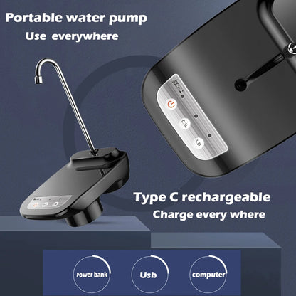 USB Rechargeable Electric Water Pump – Portable Automatic Dispenser for Home & Office