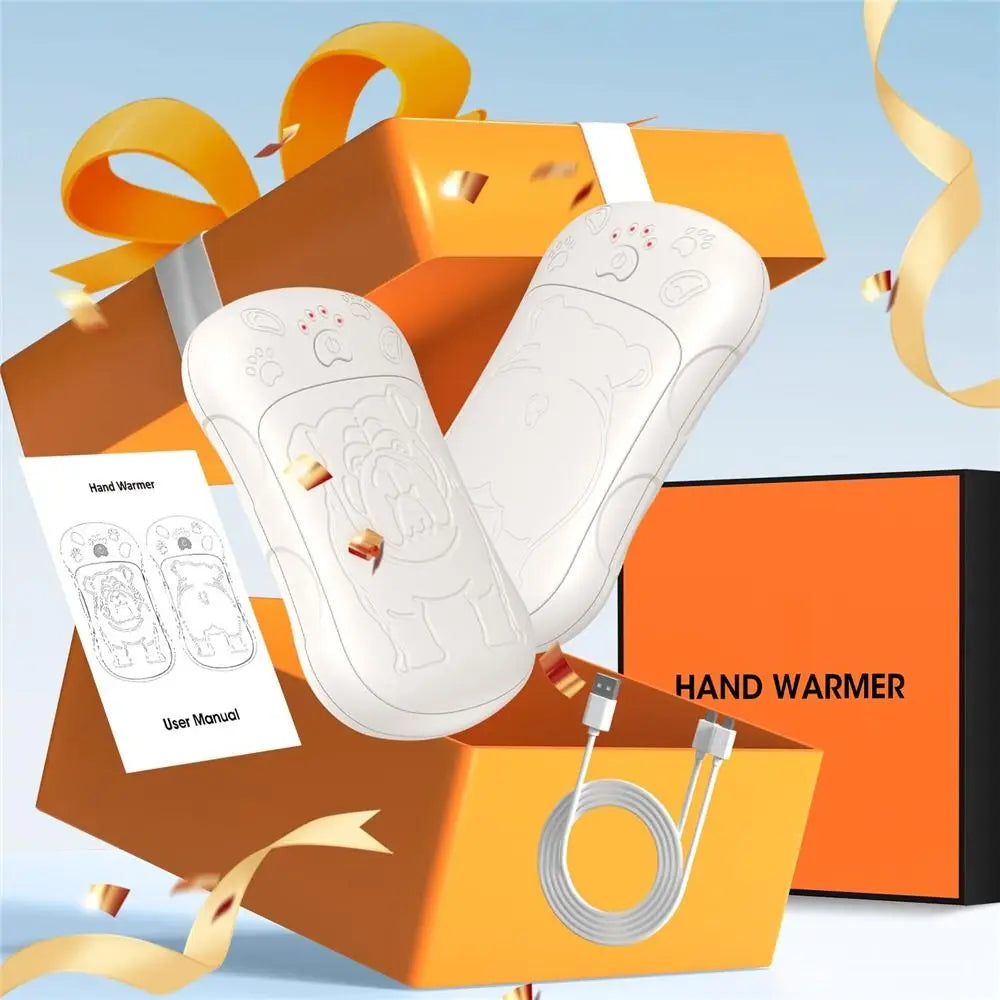Portable Rechargeable Hand Warmers (2-Pack) – Magnetic Electric Pocket Heater