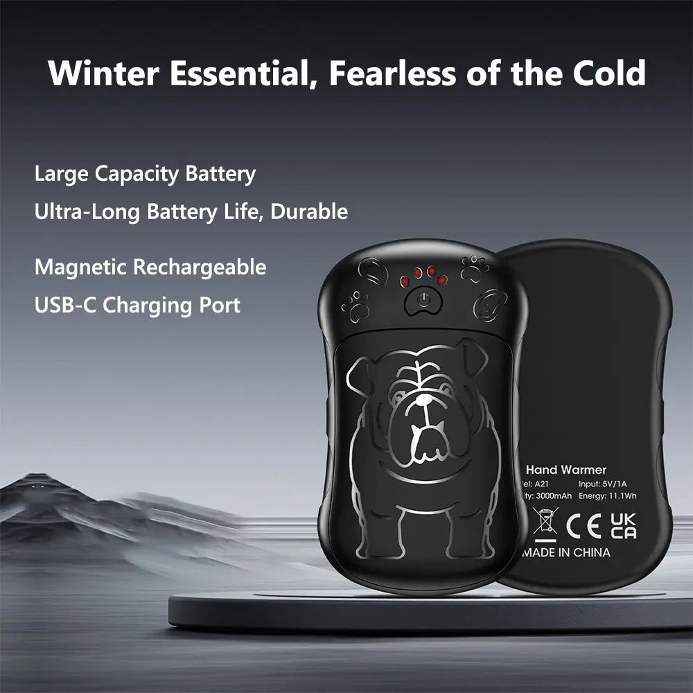 Portable Rechargeable Hand Warmers (2-Pack) – Magnetic Electric Pocket Heater