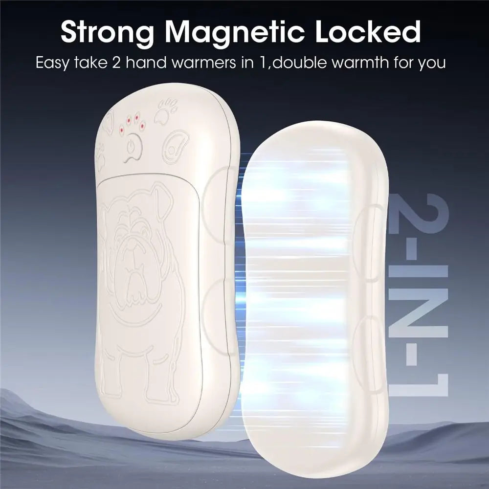 Portable Rechargeable Hand Warmers (2-Pack) – Magnetic Electric Pocket Heater