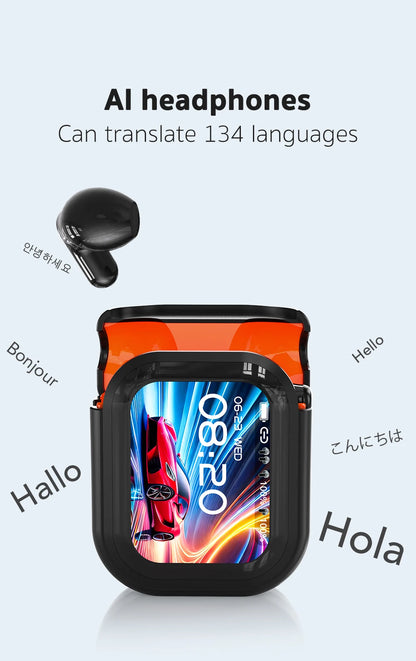 HTC NE20 Bluetooth 6.0 Translator Earphones – Waterproof Wireless Headphones with Long Battery Life