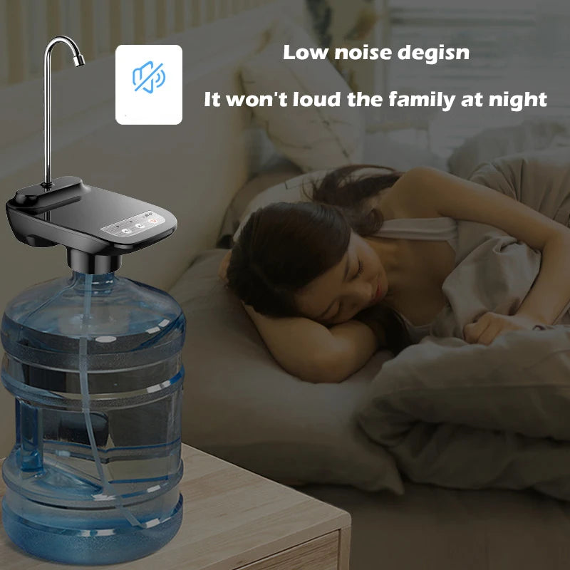 USB Rechargeable Electric Water Pump – Portable Automatic Dispenser for Home & Office